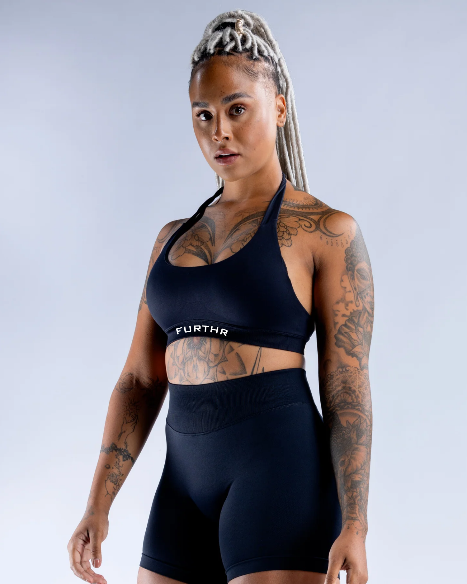 Dynamic Halter Neck Sports Bra